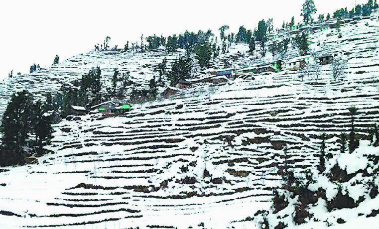 उत्तराखंड के हिमालयी क्षेत्रों में बर्फवारी