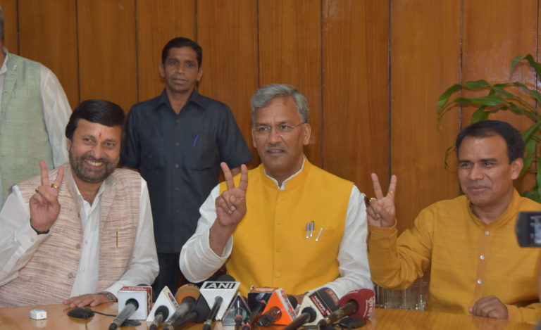 मुख्यमंत्री ने दी भाजपा की जीत पर थराली विधानसभा क्षेत्र की जनता को बधाई !